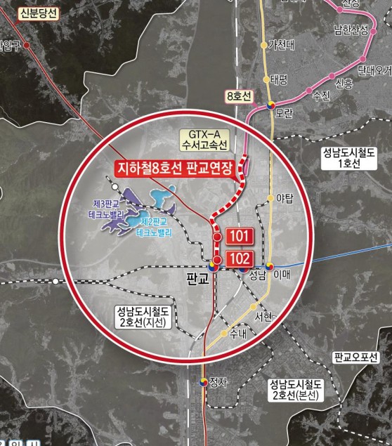 성남시, 지하철 8호선 판교연장사업 국토부 투자심사 통과